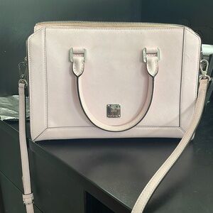 Used MCM light pink purse